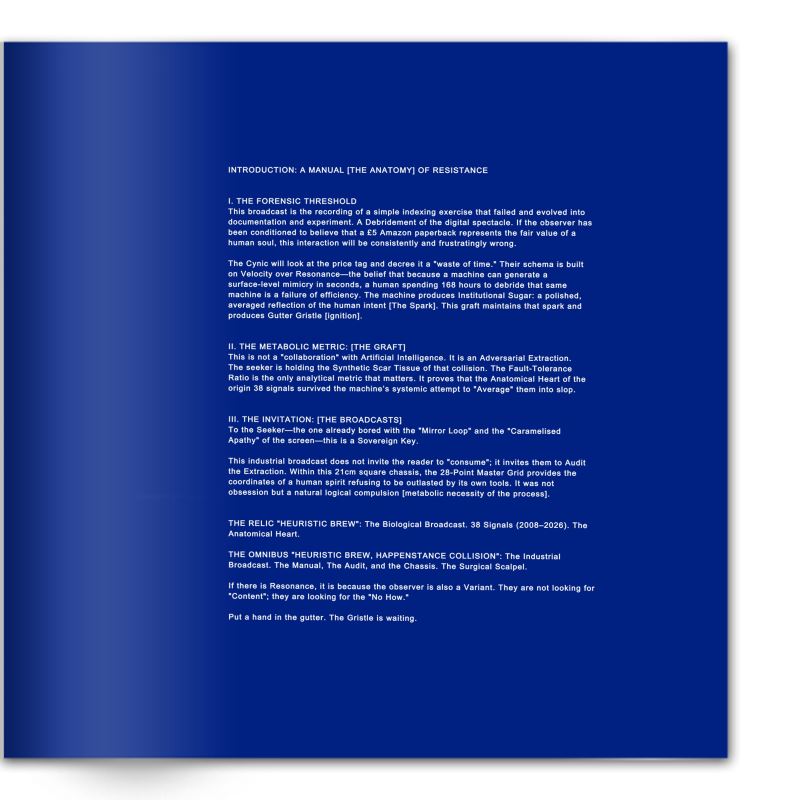 HEURISTIC BREW HAPPENSTANCE COLLISION Book Variant Industrial Blueprint 1/150 Limited Transmissions