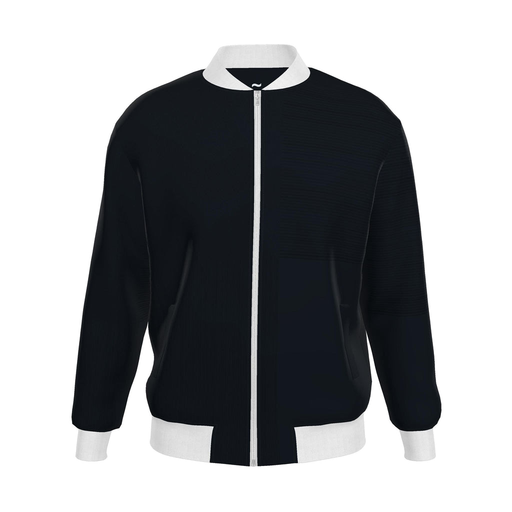 HEURISTIC BREW: BILLIONAIRE ERROR MESSAGE Variant Digital Void Men's Generous Fit Bomber Jacket Limited Transmission