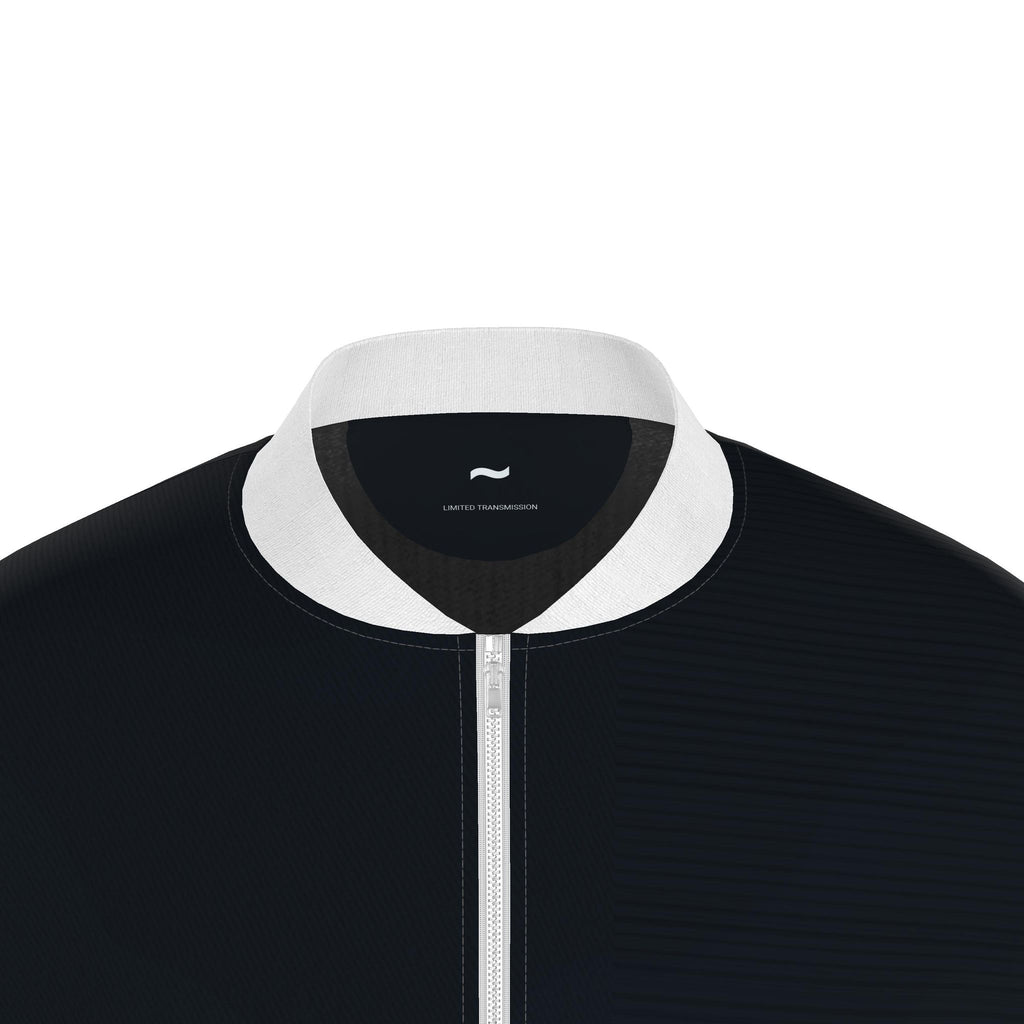 HEURISTIC BREW: BILLIONAIRE ERROR MESSAGE Variant Digital Void Men's Generous Fit Bomber Jacket Limited Transmission