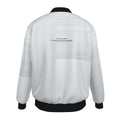 HEURISTIC BREW: BILLIONAIRE ERROR MESSAGE Variant Digital Document Men's Generous Fit  Denim Bomber Jacket Limited Transmission