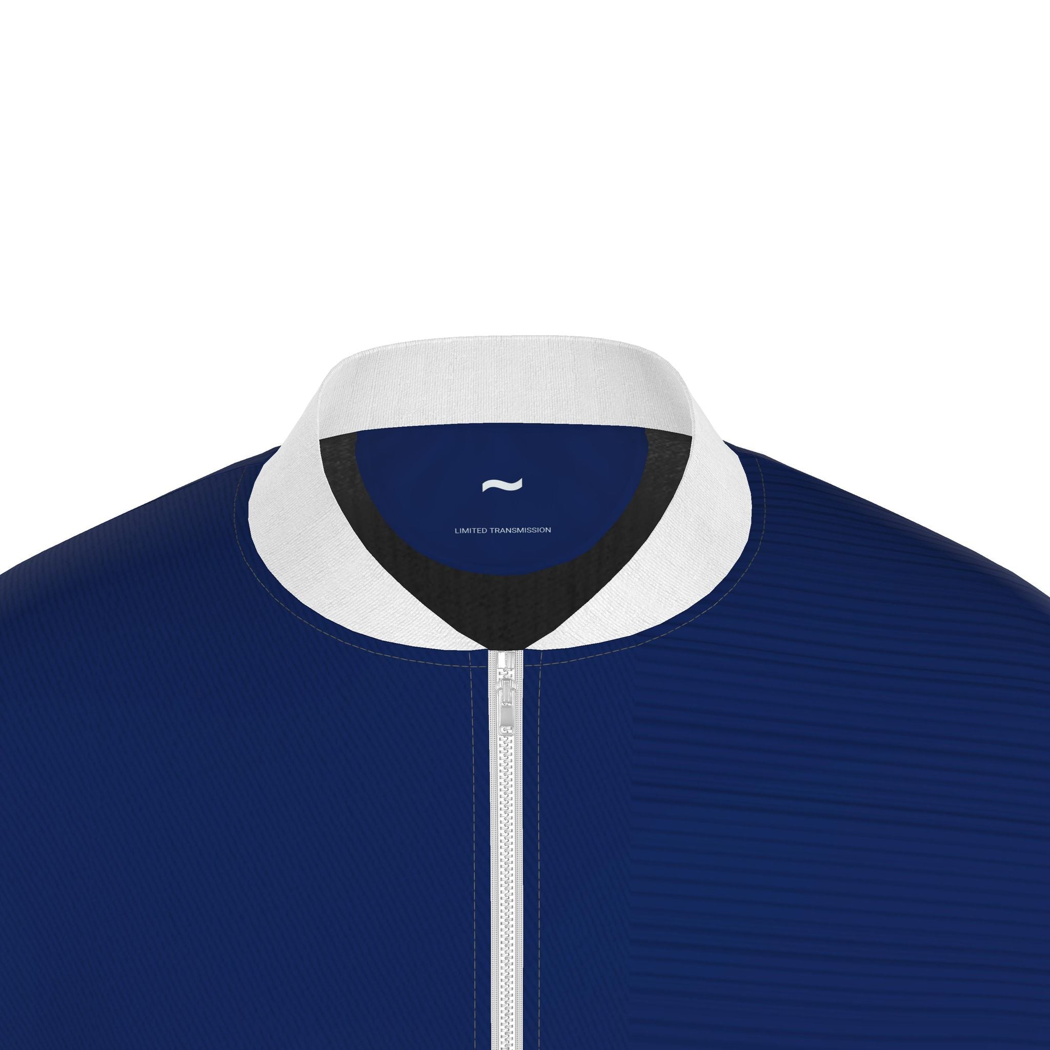 HEURISTIC BREW: BILLIONAIRE ERROR MESSAGE Variant Digital Blueprint Men's Generous Fit Denim Bomber Jacket Limited Transmission