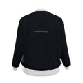 HEURISTIC BREW: BILLIONAIRE ERROR MESSAGE Variant Digital Void Women's Generous Fit Denim Bomber Jacket Limited Transmission