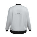 HEURISTIC BREW: BILLIONAIRE ERROR MESSAGE Variant Digital Document Women's Generous Fit Denim Bomber Jacket Limited Transmission