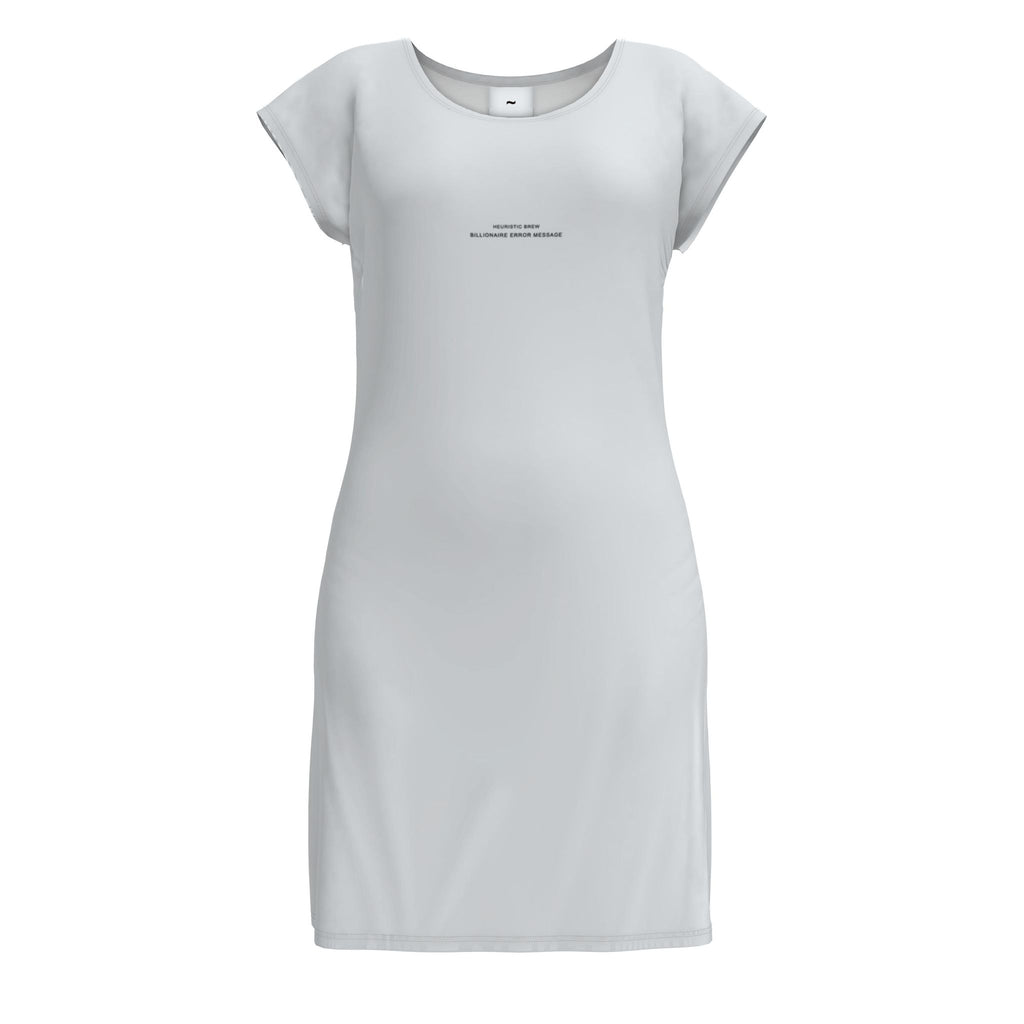 HEURISTIC BREW: BILLIONAIRE ERROR MESSAGE Variant Digital Document Soft Jersey Tunic T-shirt Dress
