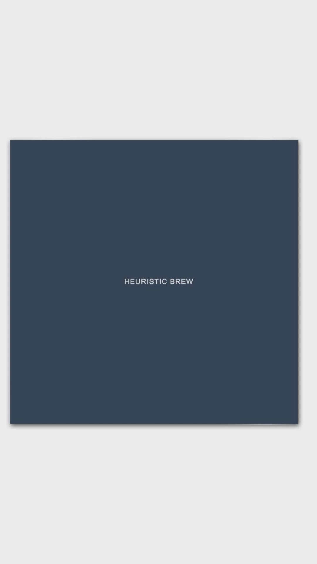 HEURISTIC BREW Broadcast Book Variant Found Blueprint 1/150 Limited Transmissions
