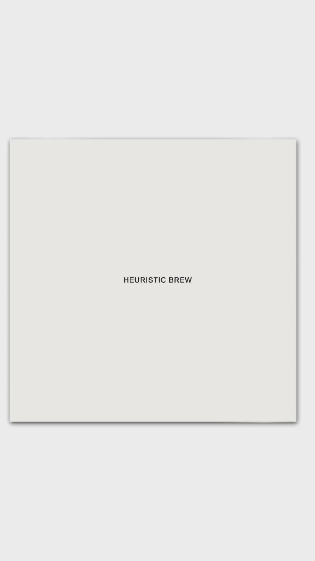 HEURISTIC BREW Broadcast Book Variant Found Document 1/150 Limited Transmissions