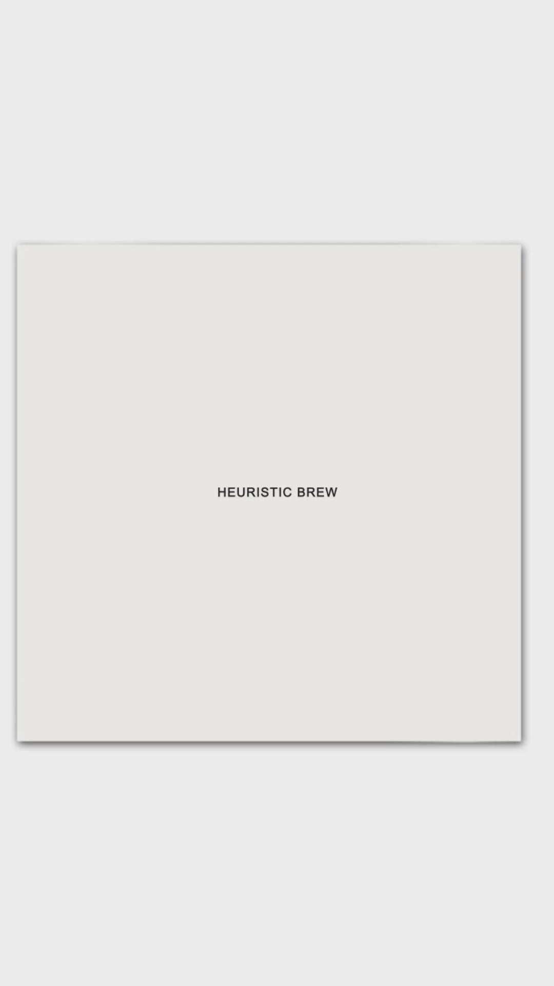 HEURISTIC BREW Broadcast Book Variant Found Document 1/150 Limited Transmissions